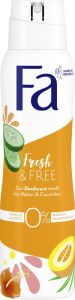 Fa Fresh & Free Cucumber & Melon Deodorant (150mL)