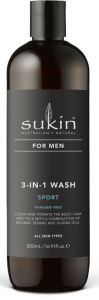 Sukin Mens Shampoo 3in1 Sport (500mL)