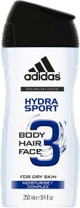 Adidas 3in1 Hydra Sport Shower Gel (250mL)