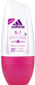 Adidas Cool & Care 6in1 Roll-On Deodorant (50mL)