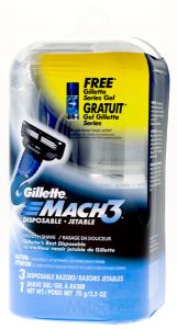 Gillette Mach 3 Disposable + Free Gillette Series Gel