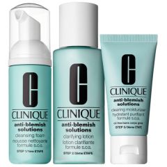 Clinique Anti-Blemish Solutions 3-Step System 1,2,3,4 All Skin Types
