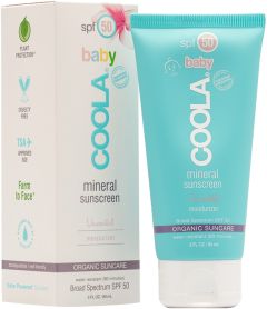 Coola Mineral Baby Organic SPF 50 Unscented (90mL)