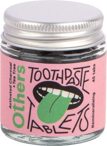 Others Toothpaste Tablets Tea Tree + Charcoal (45pcs)