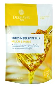 Dermasel Dead Sea Salt Tonic-Softening Milk&Honey (400g+20mL)
