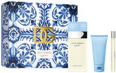 Dolce & Gabbana Light Blue EDT (100mL) + Body Cream (50mL) + EDT (10mL)