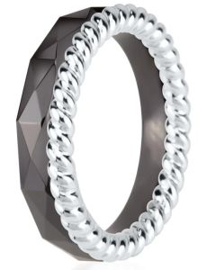 Dondella Ring Ceramic Rope 16.5 CJT22-1-R-52