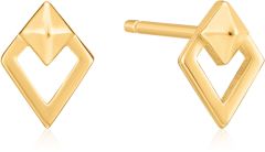 Ania Haie Gold Spike Diamond Stud Earrings