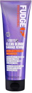 FUDGE Professional Everyday Clean Blonde Damage Rewind Violet Shampoo (250mL)