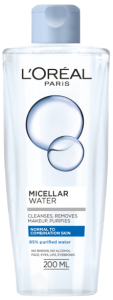 L'Oreal Paris Micellar Water For Normal To Combination Skin (200mL)