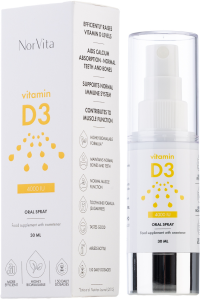 Norvita Vitamin D3 4000 IU Oral Spray (30mL)