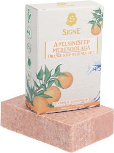 Signe Orange Soap with Sea Salt - Toaning (100g)