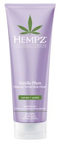 Hempz Vanilla Plum Relaxing Herbal Body Wash (250mL)