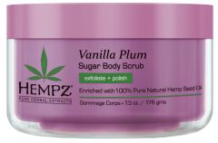 Hempz Vanilla Plum Herbal Sugar Body Scrub (215mL)