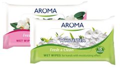 Aroma Fresh& Clean Wet Wipes (15pcs)