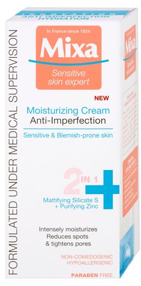 Anti-Imperfections Cream Mixa Sensitive Skin Expert 2in1 Cream