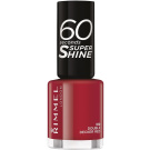 Rimmel London 60 Seconds Super Shine Nail Polish (8mL) 310 Double Decker Red